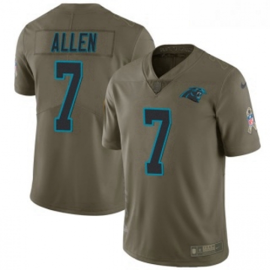 Kyle Allen Youth Carolina Panthers Nike 2017 Salute to Service Jersey Limited Green Kyle Allen Youth Carolina Panthers Nike 2017 Salute to Service Jersey Limited Green