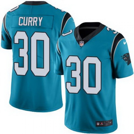 Nike Panthers #30 Stephen Curry Blue Alternate Youth Stitched NFL Vapor Untouchable Limited Jersey Nike Panthers #30 Stephen Curry Blue Alternate Youth Stitched NFL Vapor Untouchable Limited Jersey