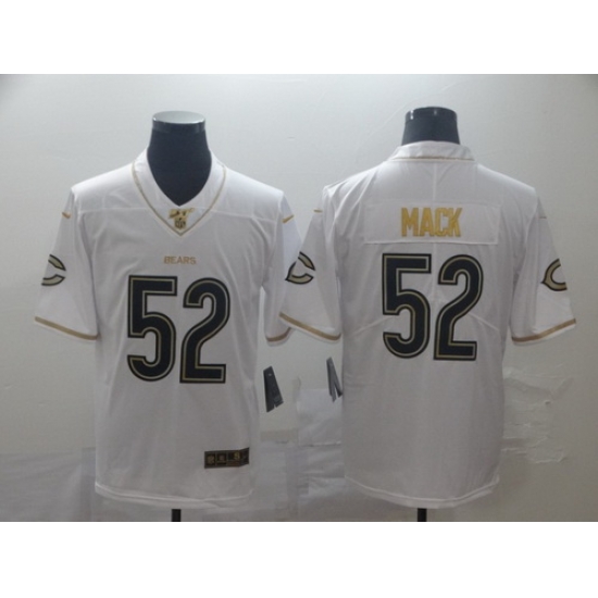 Bears 52 Khalil Mack White Gold Vapor Untouchable Limited Jersey Bears 52 Khalil Mack White Gold Vapor Untouchable Limited Jersey