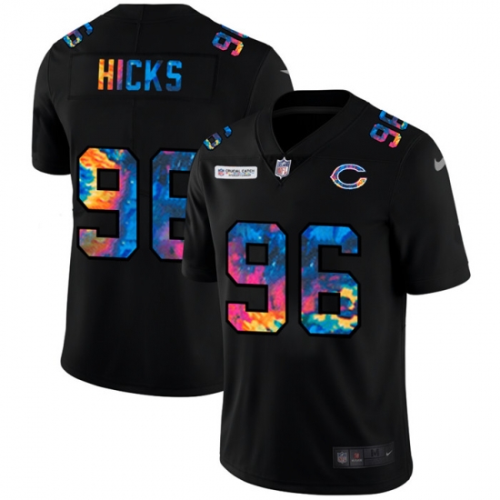 Chicago Bears 96 Akiem Hicks Men Nike Multi Color Black 2020 NFL Crucial Catch Vapor Untouchable Limited Jersey Chicago Bears 96 Akiem Hicks Men Nike Multi Color Black 2020 NFL Crucial Catch Vapor Untouchable Limited Jersey