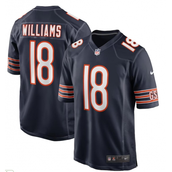 Men Caleb Williams Chicago Bears #18 Blue Vapor Limited Blue jerseys Men Caleb Williams Chicago Bears #18 Blue Vapor Limited Blue jerseys