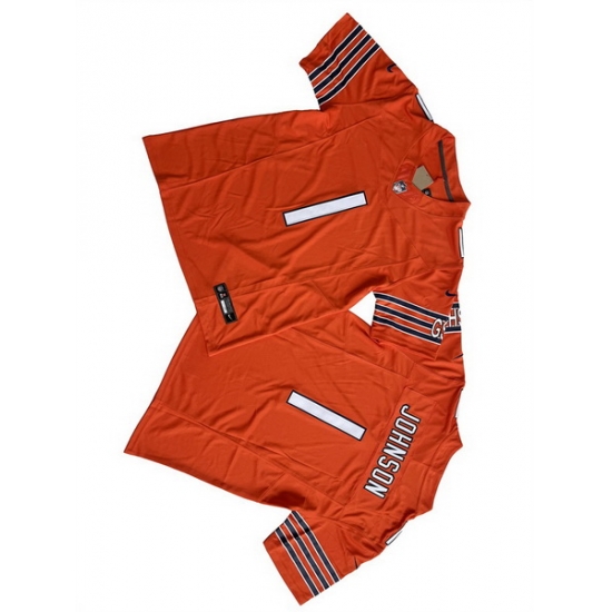 Men Chicago Bears 1 Jaylon Johnson Orange 2024 F U S E Vapor Stitched Football Jersey Men Chicago Bears 1 Jaylon Johnson Orange 2024 F U S E Vapor Stitched Football Jersey