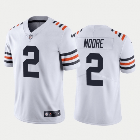 Men Chicago Bears 2 D J Moore White Limited Stitched Football Jersey Men Chicago Bears 2 D J Moore White Limited Stitched Football Jersey