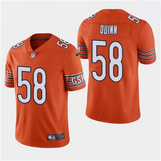 Men Chicago Bears 58 Robert Quinn Vapor Untouchable Limited Orange Jersey Men Chicago Bears 58 Robert Quinn Vapor Untouchable Limited Orange Jersey