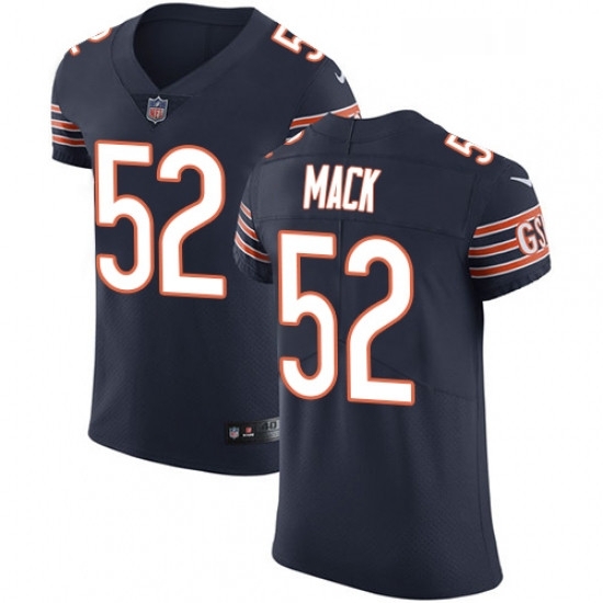 Mens Nike Chicago Bears 52 Khalil Mack Navy Blue Team Color Vapor Untouchable Elite Player NFL Jersey Mens Nike Chicago Bears 52 Khalil Mack Navy Blue Team Color Vapor Untouchable Elite Player NFL Jersey
