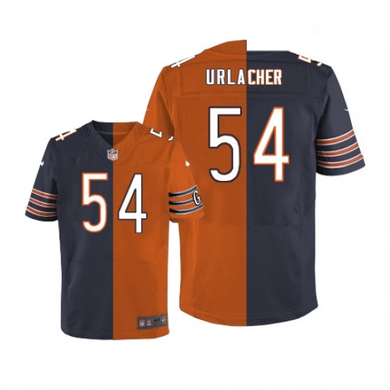 Mens Nike Chicago Bears 54 Brian Urlacher Elite NavyOrange Split Fashion NFL Jersey Mens Nike Chicago Bears 54 Brian Urlacher Elite NavyOrange Split Fashion NFL Jersey