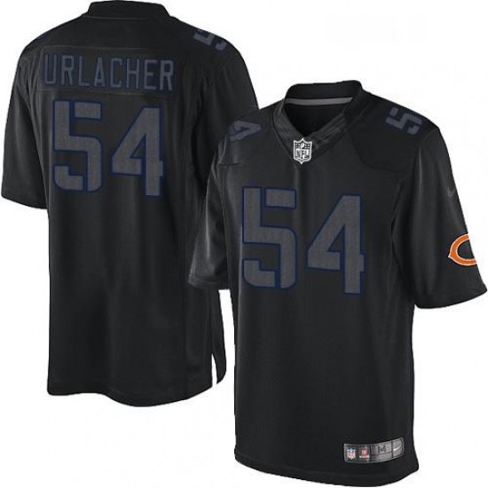 Mens Nike Chicago Bears 54 Brian Urlacher Limited Black Impact NFL Jersey Mens Nike Chicago Bears 54 Brian Urlacher Limited Black Impact NFL Jersey