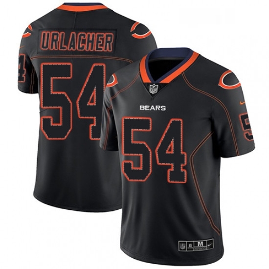Mens Nike Chicago Bears 54 Brian Urlacher Limited Lights Out Black Rush NFL Jersey Mens Nike Chicago Bears 54 Brian Urlacher Limited Lights Out Black Rush NFL Jersey