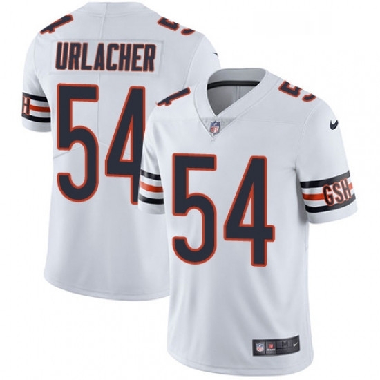 Mens Nike Chicago Bears 54 Brian Urlacher White Vapor Untouchable Limited Player NFL Jersey Mens Nike Chicago Bears 54 Brian Urlacher White Vapor Untouchable Limited Player NFL Jersey