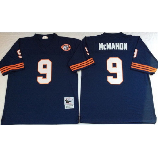 Mitchell Ness Bears #9 Robbie Gould Navy Blue Throwback Mens Stitched NFL Jerseys Mitchell Ness Bears #9 Robbie Gould Navy Blue Throwback Mens Stitched NFL Jerseys