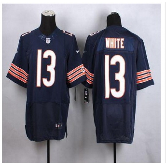 New Chicago Bears #13 Kevin White Navy Blue Team Color Men Stitched NFL Elite Jersey New Chicago Bears #13 Kevin White Navy Blue Team Color Men Stitched NFL Elite Jersey