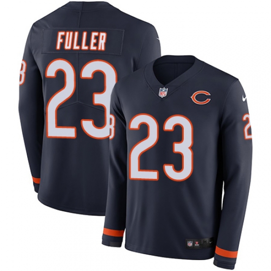 Nike Bears #23 Kyle Fuller Navy Blue Team Color Men Stitched NFL Limited Therma Long Sleeve Jersey Nike Bears #23 Kyle Fuller Navy Blue Team Color Men Stitched NFL Limited Therma Long Sleeve Jersey