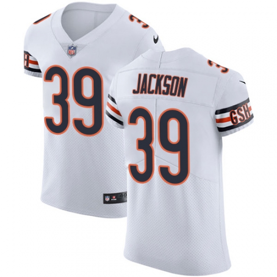 Nike Bears #39 Eddie Jackson White Mens Stitched NFL Vapor Untouchable Elite Jersey Nike Bears #39 Eddie Jackson White Mens Stitched NFL Vapor Untouchable Elite Jersey