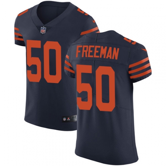 Nike Bears #50 Jerrell Freeman Navy Blue Alternate Mens Stitched NFL Vapor Untouchable Elite Jersey Nike Bears #50 Jerrell Freeman Navy Blue Alternate Mens Stitched NFL Vapor Untouchable Elite Jersey