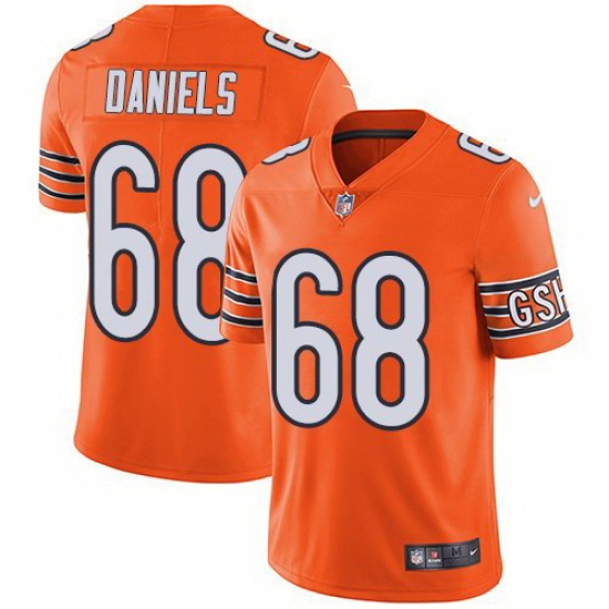 Nike Bears 68 James Daniels Orange Color Rush Limited Jersey Nike Bears 68 James Daniels Orange Color Rush Limited Jersey