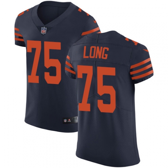 Nike Bears #75 Kyle Long Navy Blue Alternate Mens Stitched NFL Vapor Untouchable Elite Jersey Nike Bears #75 Kyle Long Navy Blue Alternate Mens Stitched NFL Vapor Untouchable Elite Jersey