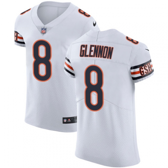Nike Bears #8 Mike Glennon White Mens Stitched NFL Vapor Untouchable Elite Jersey Nike Bears #8 Mike Glennon White Mens Stitched NFL Vapor Untouchable Elite Jersey