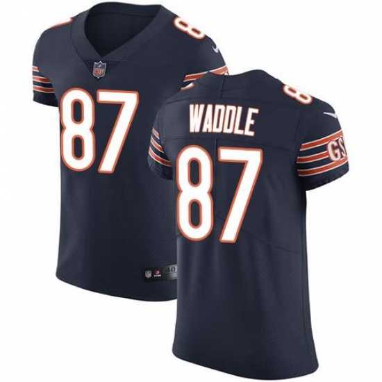 Nike Bears #87 Tom Waddle Navy Blue Team Color Mens Stitched NFL Vapor Untouchable Elite Jersey Nike Bears #87 Tom Waddle Navy Blue Team Color Mens Stitched NFL Vapor Untouchable Elite Jersey