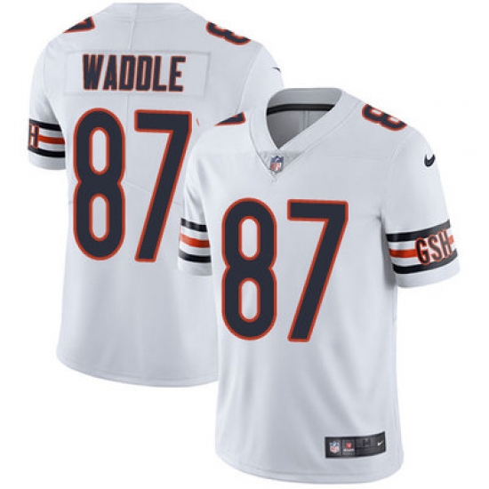 Nike Bears #87 Tom Waddle White Mens Stitched NFL Vapor Untouchable Limited Jersey Nike Bears #87 Tom Waddle White Mens Stitched NFL Vapor Untouchable Limited Jersey