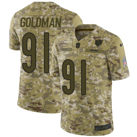 Nike Bears 91 Eddie Goldman Camo Men s Stitched NFL Salute To Service Limited Jersey Nike Bears 91 Eddie Goldman Camo Men s Stitched NFL Salute To Service Limited Jersey