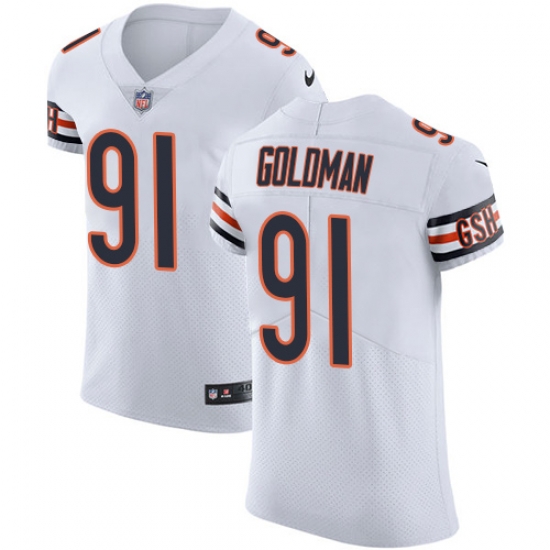 Nike Bears #91 Eddie Goldman White Mens Stitched NFL Vapor Untouchable Elite Jersey Nike Bears #91 Eddie Goldman White Mens Stitched NFL Vapor Untouchable Elite Jersey