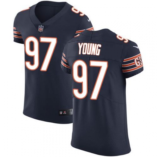 Nike Bears #97 Willie Young Navy Blue Team Color Mens Stitched NFL Vapor Untouchable Elite Jersey Nike Bears #97 Willie Young Navy Blue Team Color Mens Stitched NFL Vapor Untouchable Elite Jersey