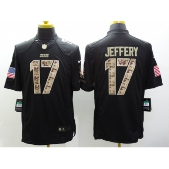 Nike Chicago Bears 17 Alshon Jeffery Black Salute to Service Limited NFL Jersey Nike Chicago Bears 17 Alshon Jeffery Black Salute to Service Limited NFL Jersey