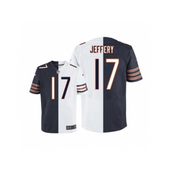 Nike Chicago Bears 17 Alshon Jeffery Navy Blue-White Limited Split NFL Jersey Nike Chicago Bears 17 Alshon Jeffery Navy Blue-White Limited Split NFL Jersey