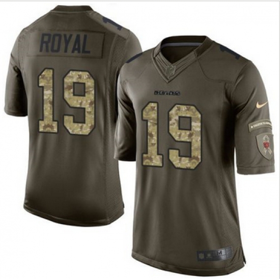 Nike Chicago Bears #19 Eddie Royal Green Men 27s Stitched NFL Limited Salute to Service Jersey Nike Chicago Bears #19 Eddie Royal Green Men 27s Stitched NFL Limited Salute to Service Jersey