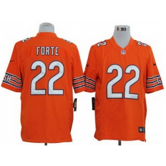 Nike Chicago Bears 22 Matt Forte Orange Game NFL Jersey Nike Chicago Bears 22 Matt Forte Orange Game NFL Jersey