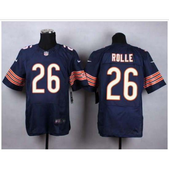 Nike Chicago Bears #26 Antrel Rolle Navy Blue Team Color Mens Stitched NFL Elite Jersey Nike Chicago Bears #26 Antrel Rolle Navy Blue Team Color Mens Stitched NFL Elite Jersey