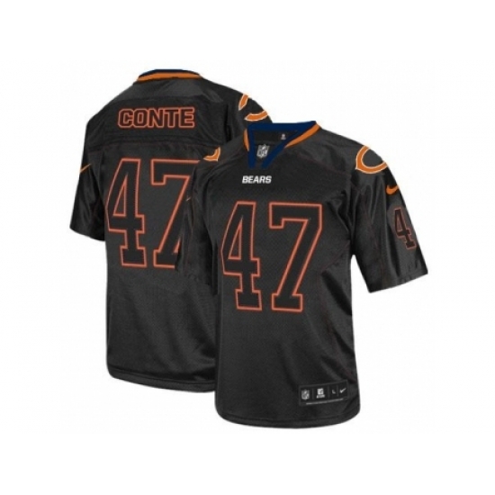 Nike Chicago Bears 47 Chris Conte Black Limited Lights Out NFL Jersey Nike Chicago Bears 47 Chris Conte Black Limited Lights Out NFL Jersey