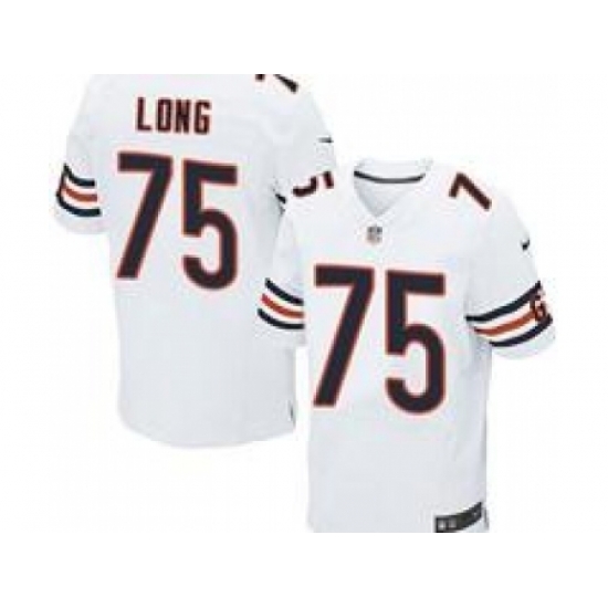 Nike Chicago Bears 75 Kyle Long White Elite NFL Jersey Nike Chicago Bears 75 Kyle Long White Elite NFL Jersey