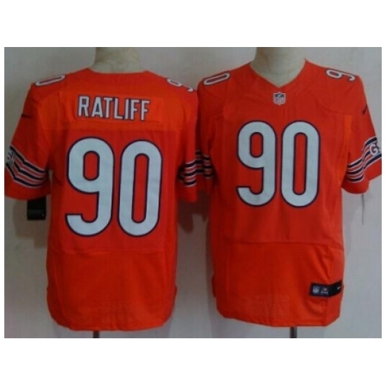 Nike Chicago Bears 90 Jeremiah Ratliff Orange Elite NFL Jersey Nike Chicago Bears 90 Jeremiah Ratliff Orange Elite NFL Jersey
