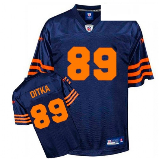 Reebok Chicago Bears 89 Mike Ditka BlueOrange 1940s Authentic Throwback NFL Jersey Reebok Chicago Bears 89 Mike Ditka BlueOrange 1940s Authentic Throwback NFL Jersey