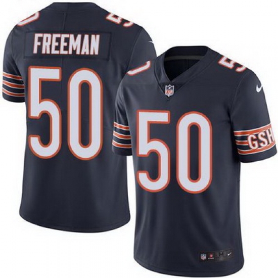 Nike Bears #50 Jerrell Freeman Navy Blue Mens Stitched NFL Limited Rush Jersey Nike Bears #50 Jerrell Freeman Navy Blue Mens Stitched NFL Limited Rush Jersey