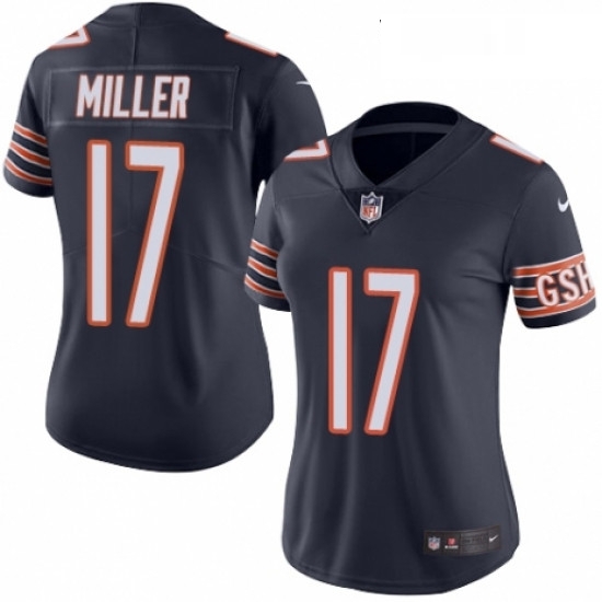 Womens Nike Chicago Bears 17 Anthony Miller Navy Blue Team Color Vapor Untouchable Limited Player NFL Jersey Womens Nike Chicago Bears 17 Anthony Miller Navy Blue Team Color Vapor Untouchable Limited Player NFL Jersey