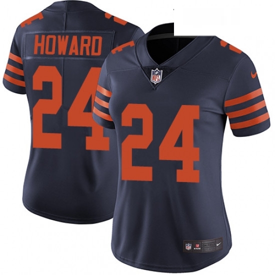 Womens Nike Chicago Bears 24 Jordan Howard Elite Navy Blue Alternate NFL Jersey Womens Nike Chicago Bears 24 Jordan Howard Elite Navy Blue Alternate NFL Jersey