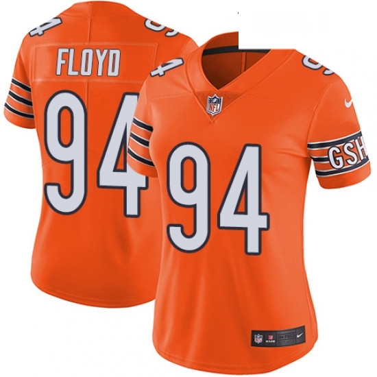 Womens Nike Chicago Bears 94 Leonard Floyd Limited Orange Rush Vapor Untouchable NFL Jersey Womens Nike Chicago Bears 94 Leonard Floyd Limited Orange Rush Vapor Untouchable NFL Jersey