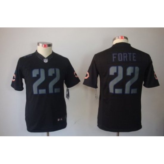Nike Youth Chicago Bears #22 Matt Forte Black Jerseys(Impact Limited) Nike Youth Chicago Bears #22 Matt Forte Black Jerseys(Impact Limited)