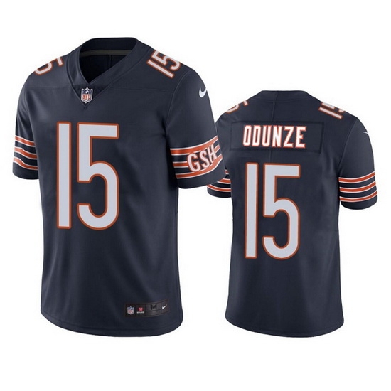 Youth Chicago Bears 15 Rome Odunze Navy 2024 Draft Vapor Stitched Football Jersey Youth Chicago Bears 15 Rome Odunze Navy 2024 Draft Vapor Stitched Football Jersey