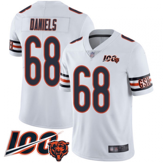 Youth Chicago Bears 68 James Daniels White Vapor Untouchable Limited Player 100th Season Football Jersey Youth Chicago Bears 68 James Daniels White Vapor Untouchable Limited Player 100th Season Football Jersey