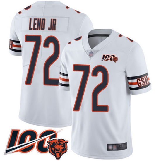 Youth Chicago Bears 72 Charles Leno White Vapor Untouchable Limited Player 100th Season Football Jersey Youth Chicago Bears 72 Charles Leno White Vapor Untouchable Limited Player 100th Season Football Jersey