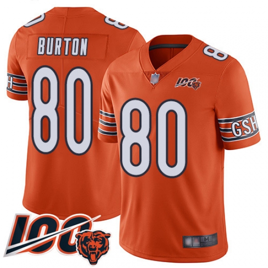 Youth Chicago Bears 80 Trey Burton Orange Alternate 100th Season Limited Football Jersey Youth Chicago Bears 80 Trey Burton Orange Alternate 100th Season Limited Football Jersey