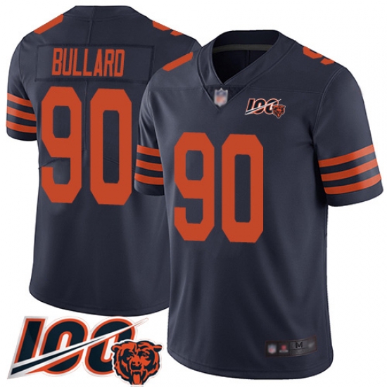 Youth Chicago Bears 90 Jonathan Bullard Limited Navy Blue Rush Vapor Untouchable 100th Season Football Jersey Youth Chicago Bears 90 Jonathan Bullard Limited Navy Blue Rush Vapor Untouchable 100th Season Football Jersey