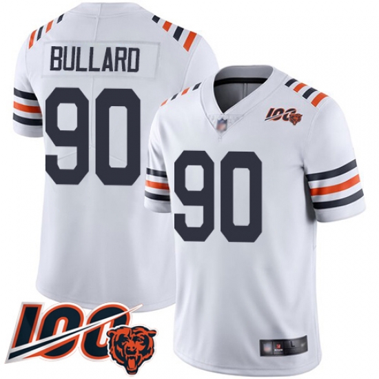 Youth Chicago Bears 90 Jonathan Bullard White 100th Season Limited Football Jersey Youth Chicago Bears 90 Jonathan Bullard White 100th Season Limited Football Jersey