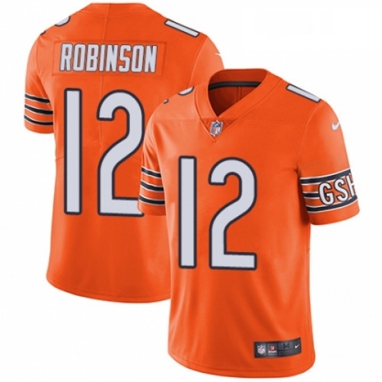 Youth Nike Chicago Bears 12 Allen Robinson Limited Orange Rush Vapor Untouchable NFL Jersey Youth Nike Chicago Bears 12 Allen Robinson Limited Orange Rush Vapor Untouchable NFL Jersey