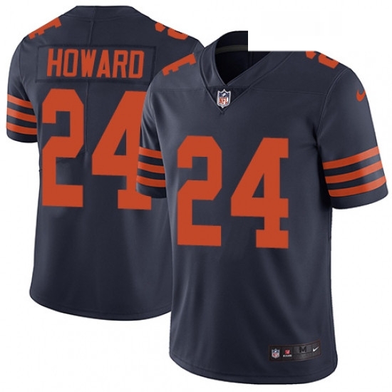 Youth Nike Chicago Bears 24 Jordan Howard Navy Blue Alternate Vapor Untouchable Limited Player NFL Jersey Youth Nike Chicago Bears 24 Jordan Howard Navy Blue Alternate Vapor Untouchable Limited Player NFL Jersey