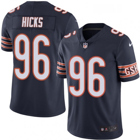 Youth Nike Chicago Bears 96 Akiem Hicks Elite Navy Blue Team Color NFL Jersey Youth Nike Chicago Bears 96 Akiem Hicks Elite Navy Blue Team Color NFL Jersey