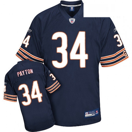 Youth Reebok Chicago Bears 34 Walter Payton Blue Team Color Authentic Throwback NFL Jersey Youth Reebok Chicago Bears 34 Walter Payton Blue Team Color Authentic Throwback NFL Jersey